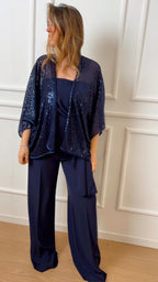Coprispalle in paillettes Emme Marella Renna