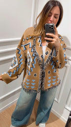 Caban fantasia etnica P6HMG22A414