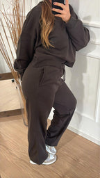 Pantalone felpato Only Best 15338734 Cioccolato