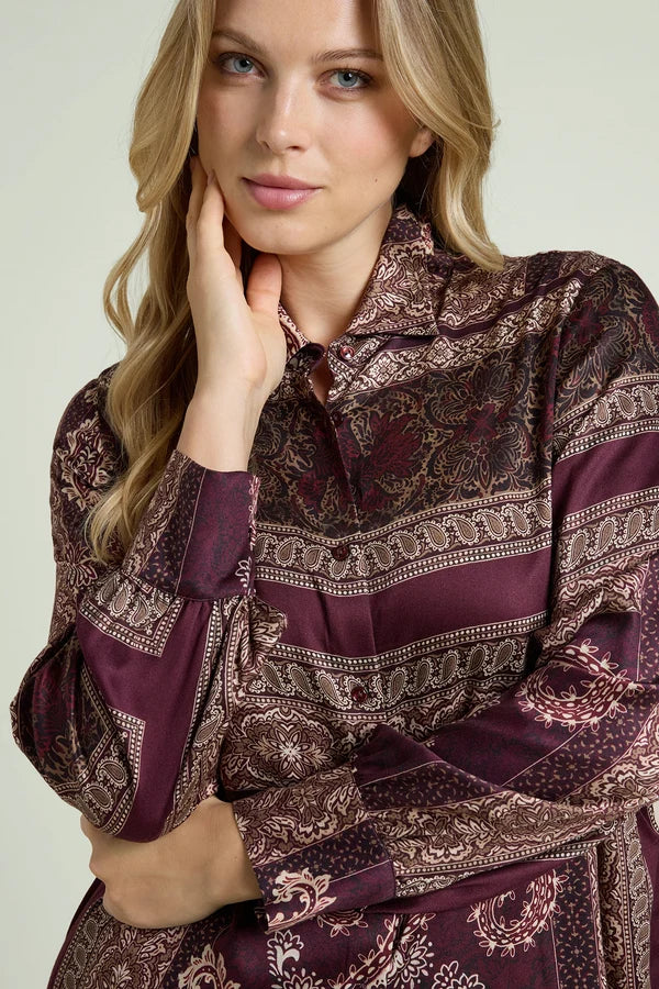 Camicia stampata 5017F000 LUISA VIOLA