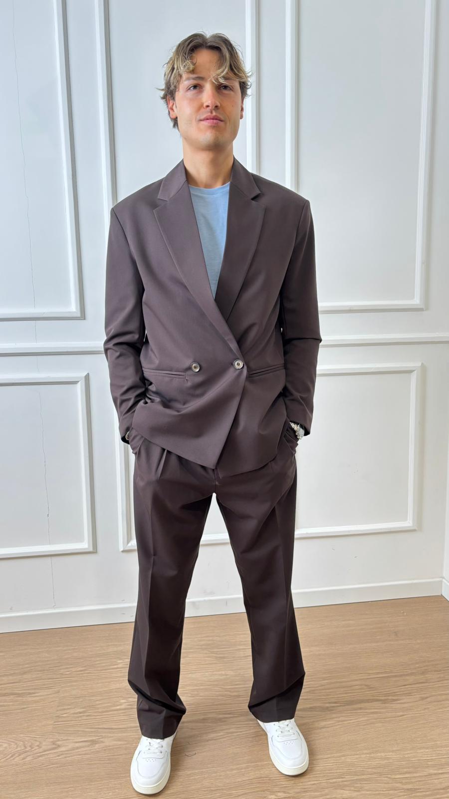 Pantalone dritto Imperial PD3MLBQ Caffè