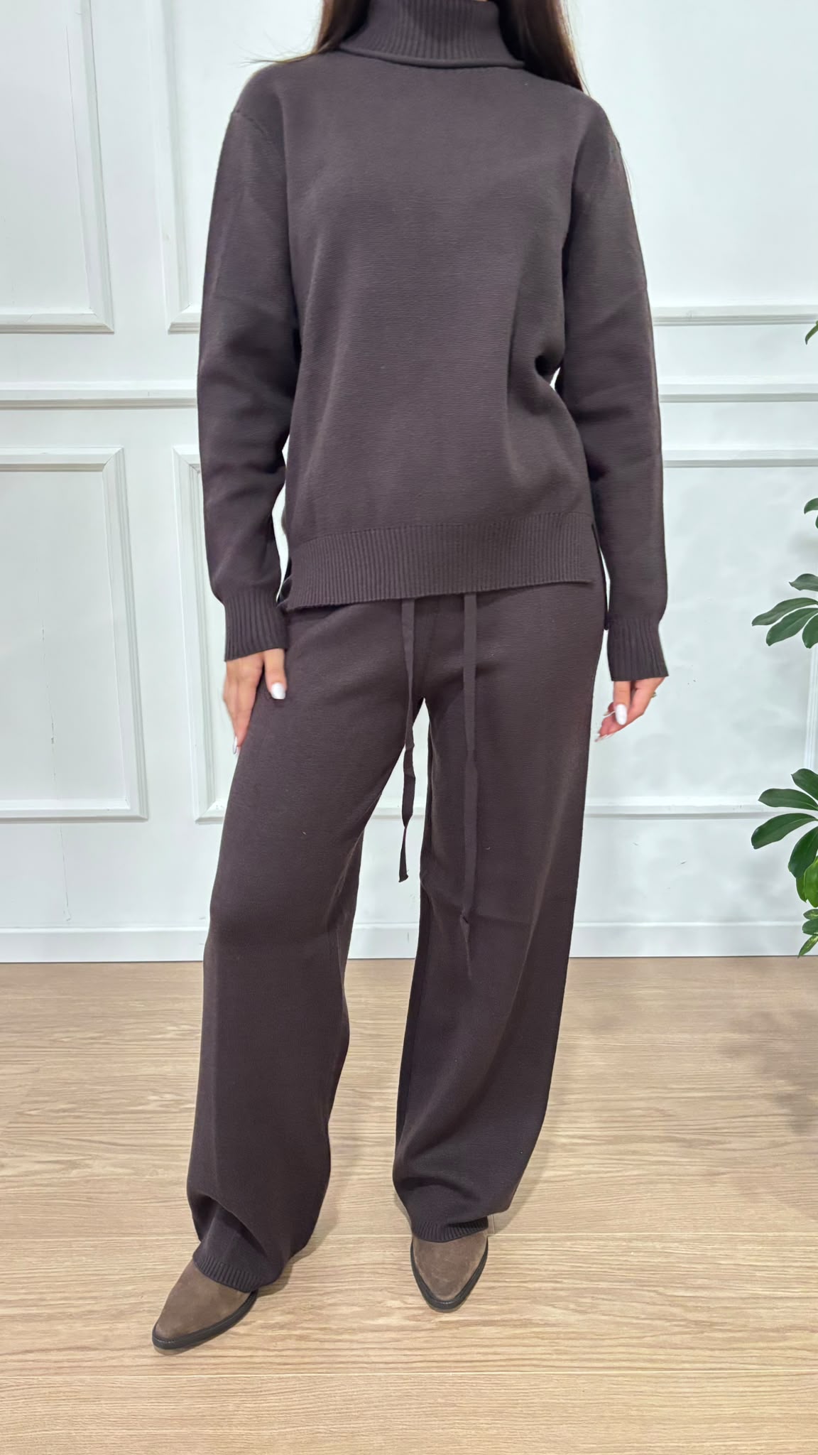 Pantalone in maglia Ragno DN53PE