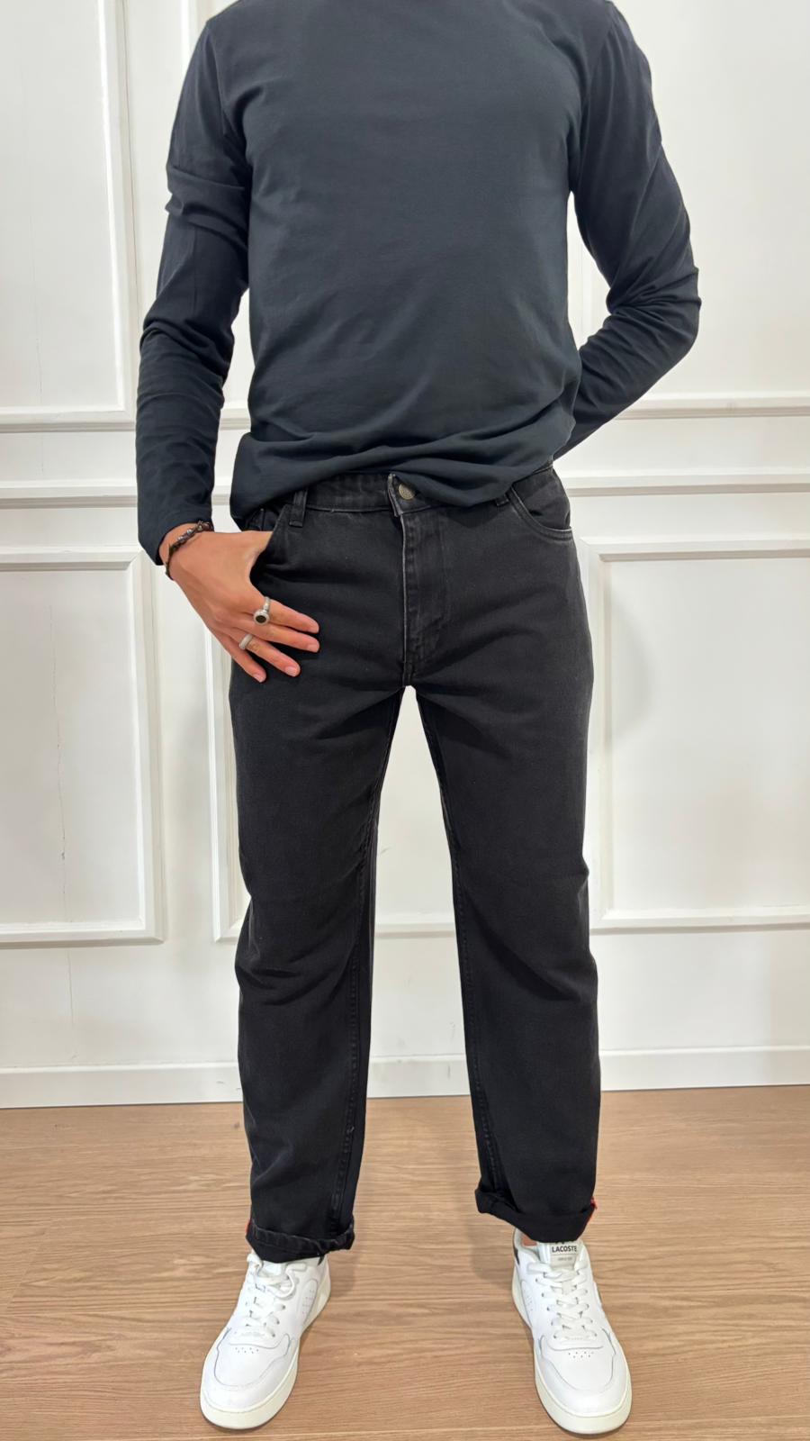 Jeans taglio dritto Imperial P8299JNBLA nero