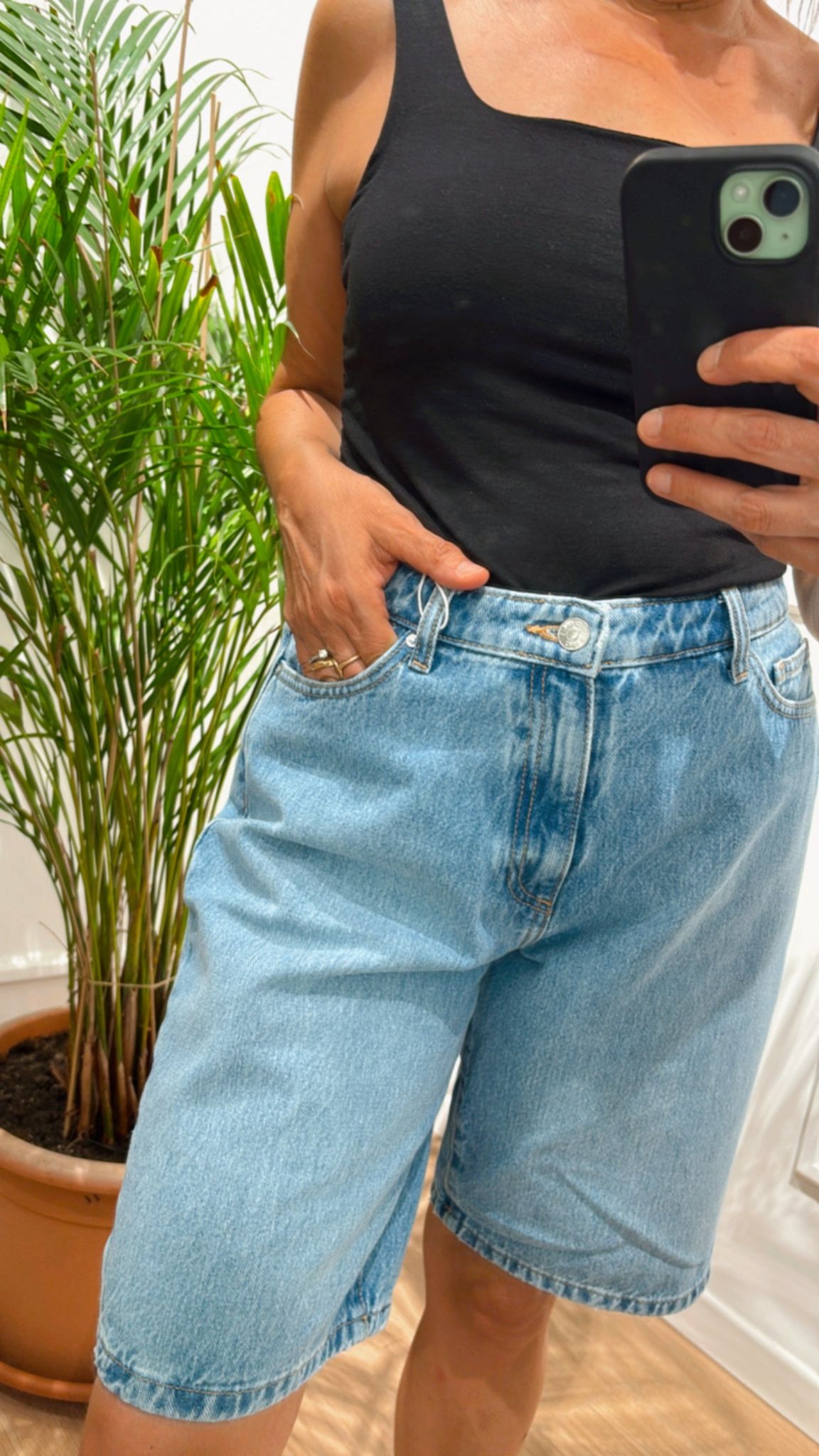 Bermuda denim vita alta Sonny Only 86465