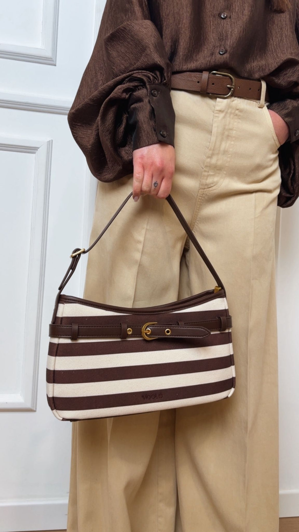 Bag righe a mano XAB0045