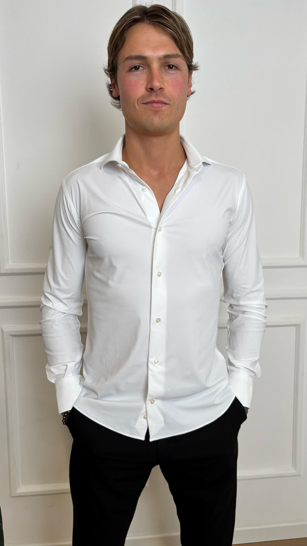 Camicia spandex Extra slim Bottega Artigiana B41ML 1