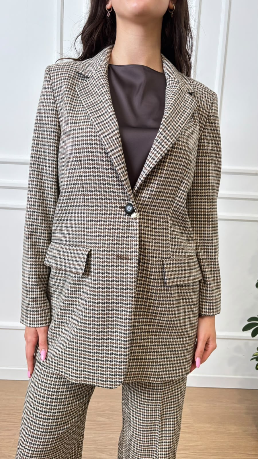 Blazer pied de poule Fasto Emme Marella