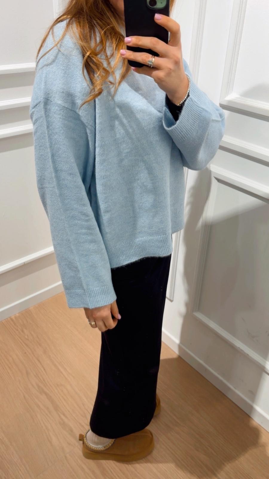 Maglia giro Simoni Only Azzurra