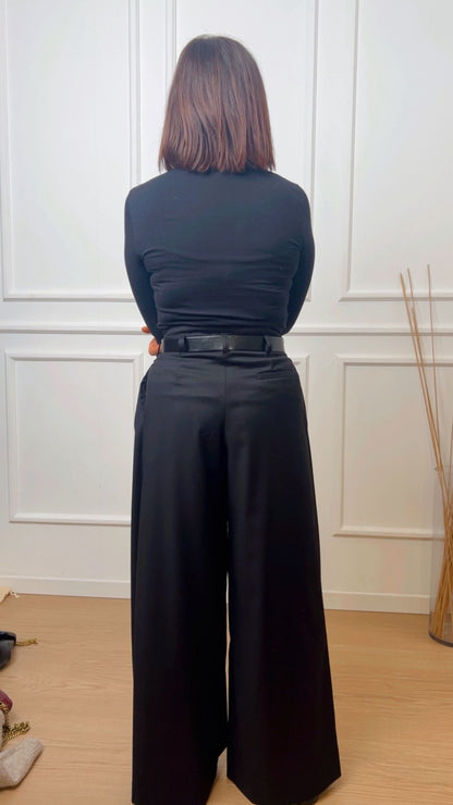 Pantalone largo Dixie PDT5TF0C nero