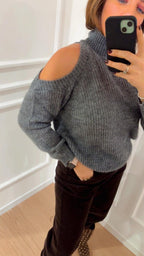 Pull cut out Tensione In D70104 Grigio