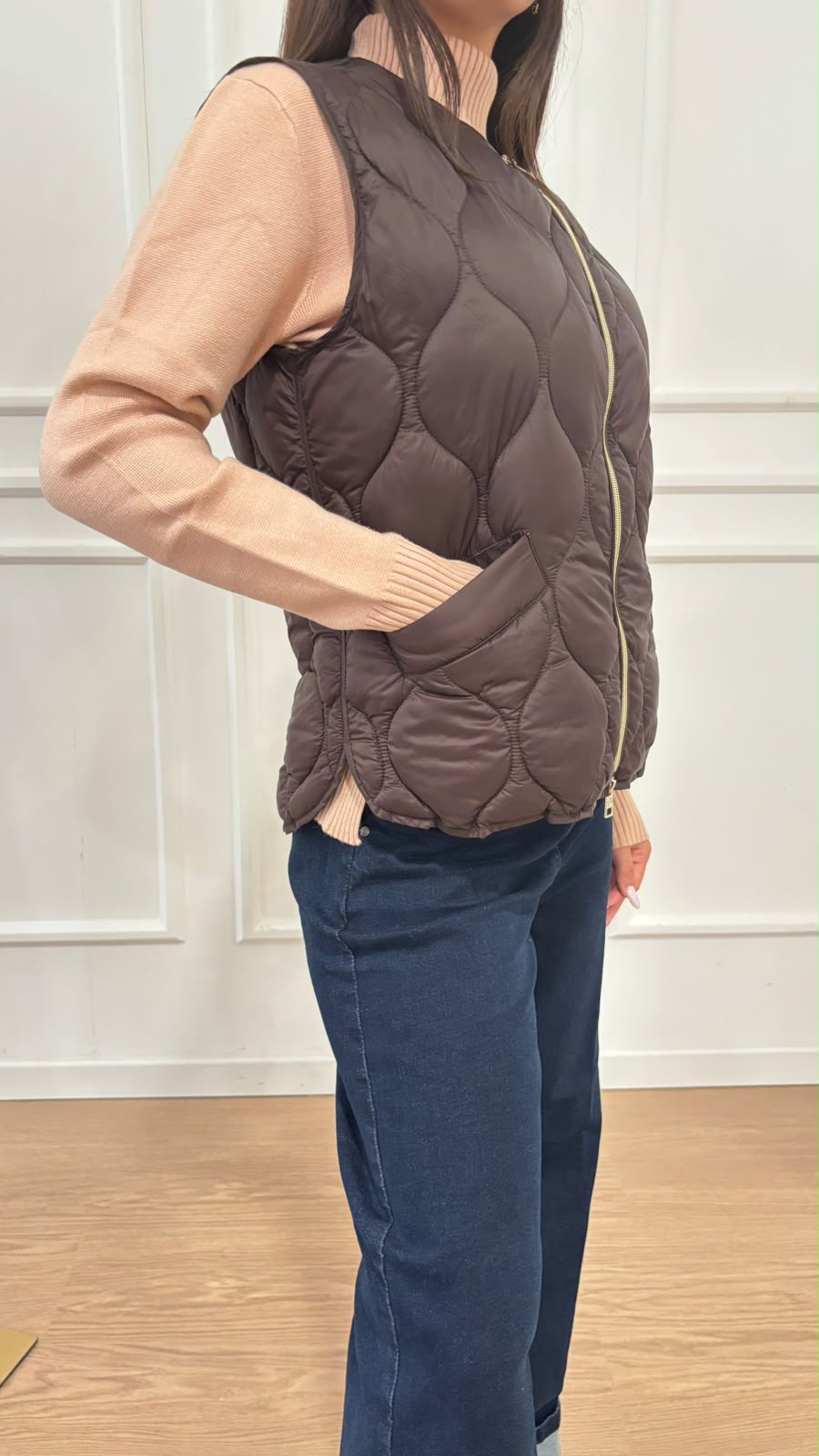 Piumino smanicato Ragno DP02KS