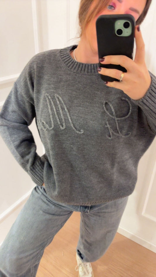 Pull St. Moritz over Tensione In W5HMJ00 Grigio