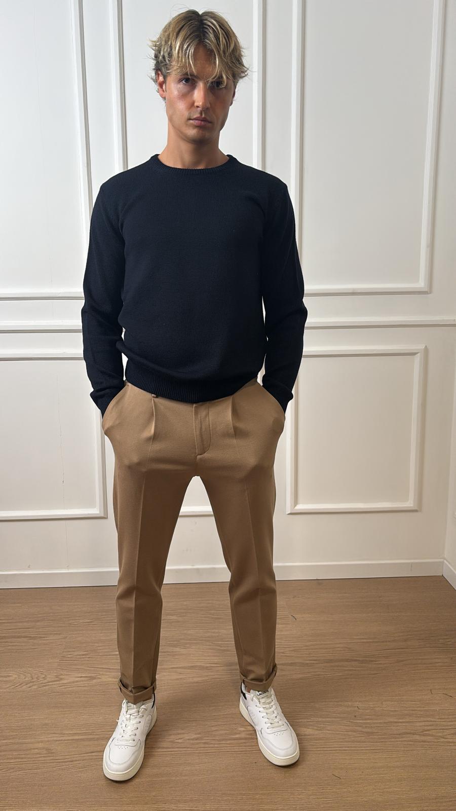 Pull giro pura lana Ferrante 32T00102 008