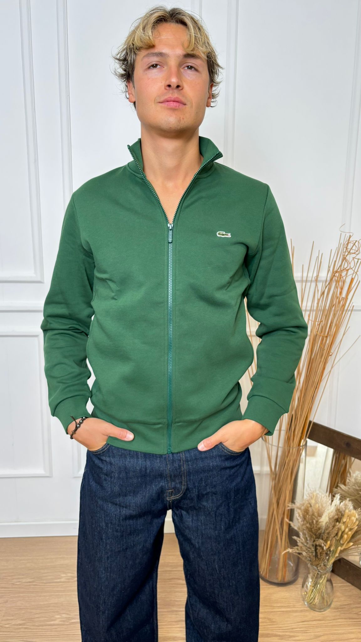Felpa full zip Lacoste SH9622 132