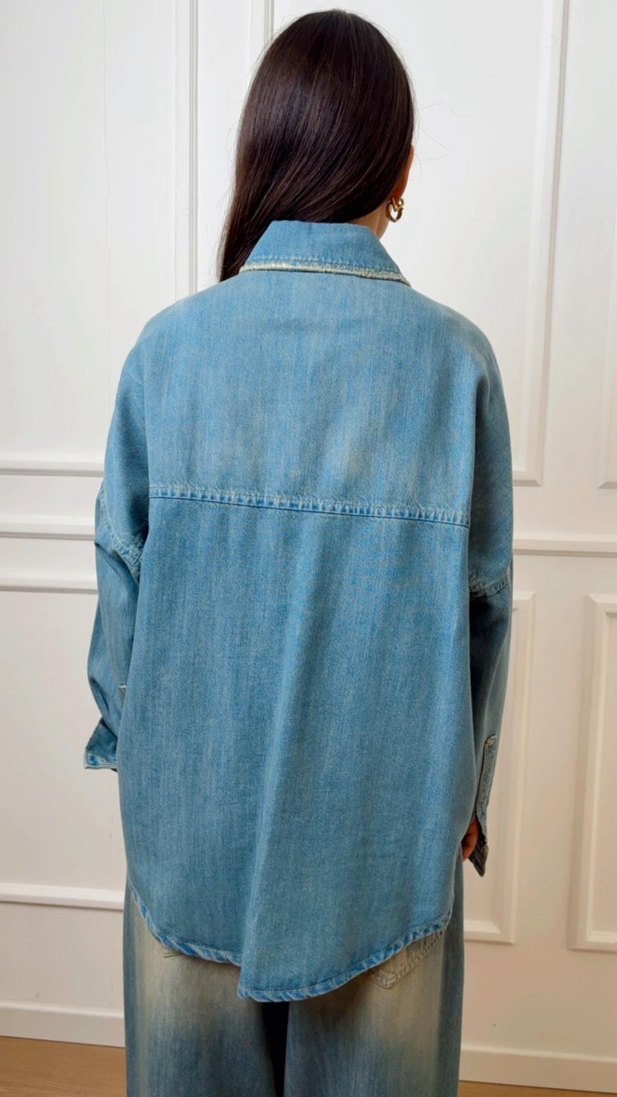 Camicia in denim Tensione In Daisy SS26CAMP