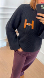 Pull H Tensione In W5HMJ63A Nero