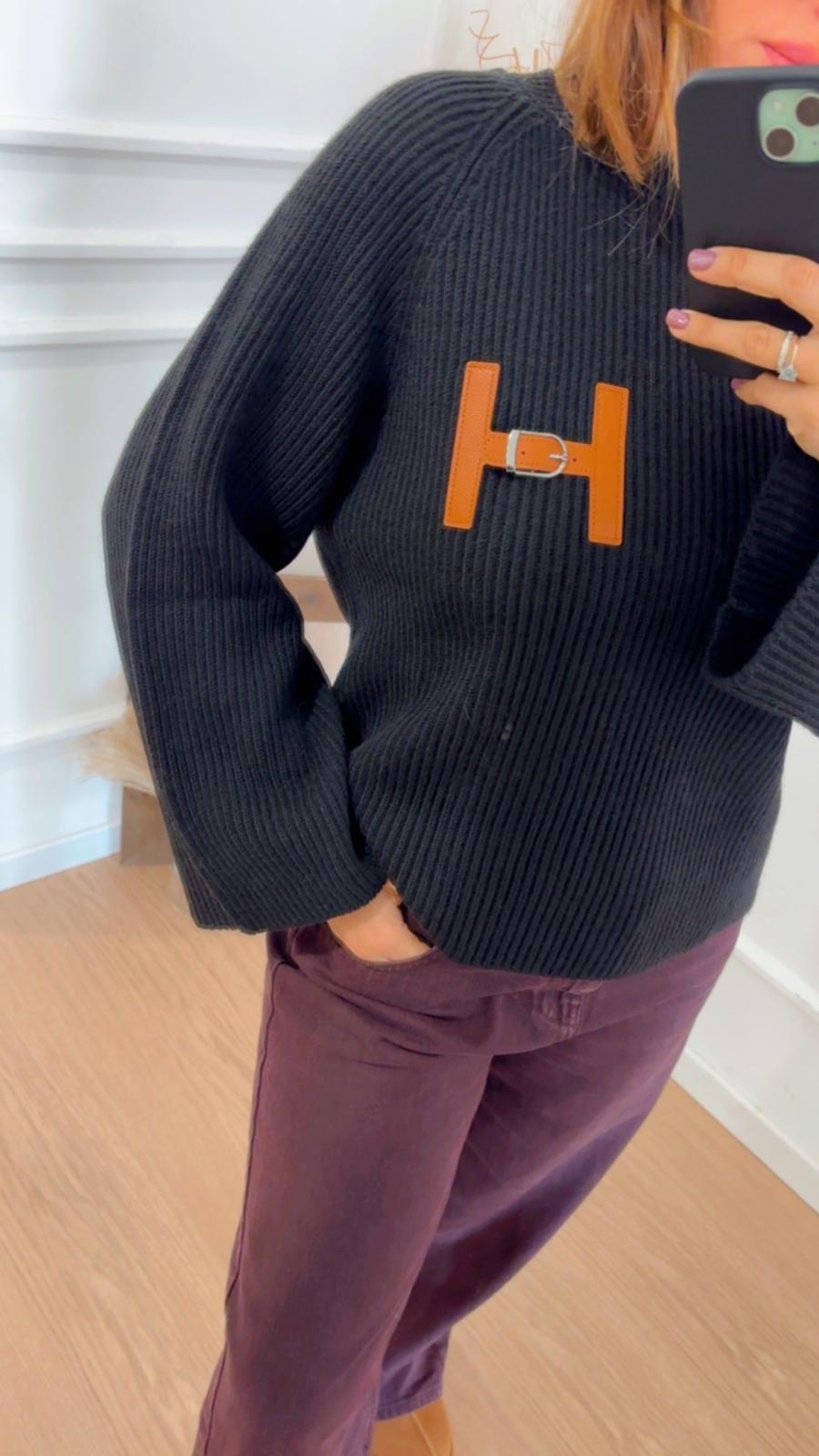 Pull H Tensione In W5HMJ63A Nero