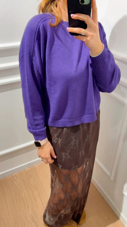 Pull in viscosa Vicolo 77062F Viola