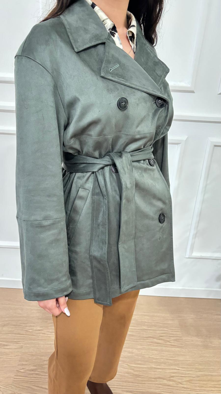 Trench in suede Fumi Emme Marella
