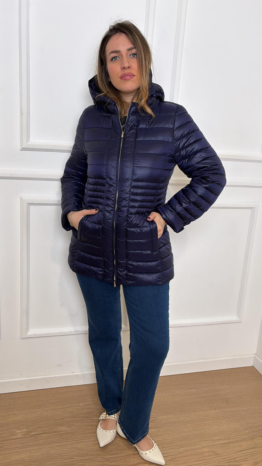 Giacca con cappuccio Emme Marella Gettone 004