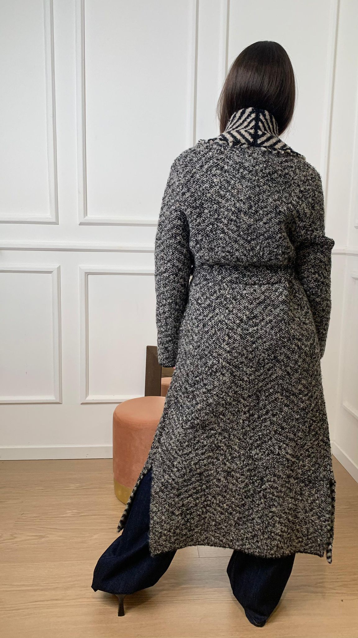 Cappotto in maglia sale pepe Vicolo 55001F