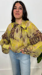 Camicia over stampa Vicolo TD1848