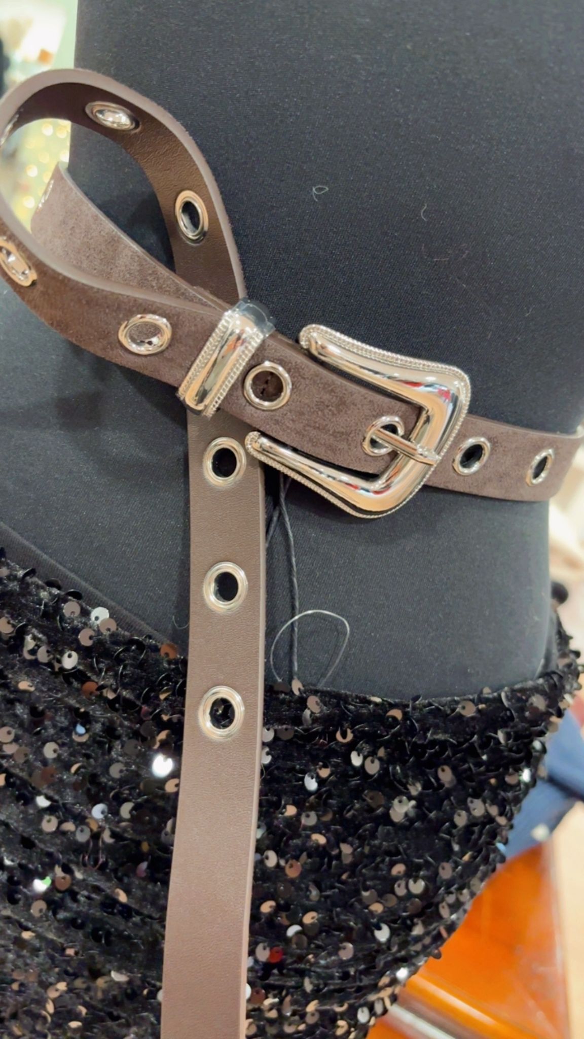 Cintura scamosciata Emme Marella Raft 001 Moro