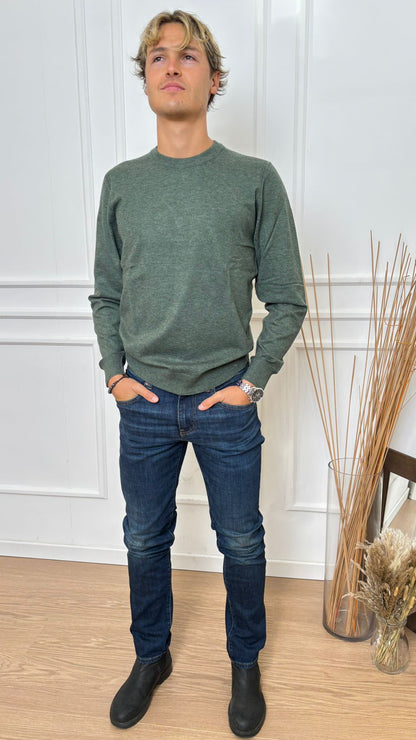 Maglione slim fit Akio Gas 3649