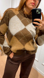 Pull rombi Tensione In D80998 Camel