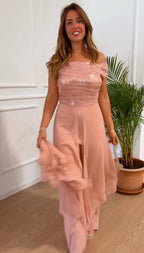 Tuta elegante Solo Gioie S1121 rosa