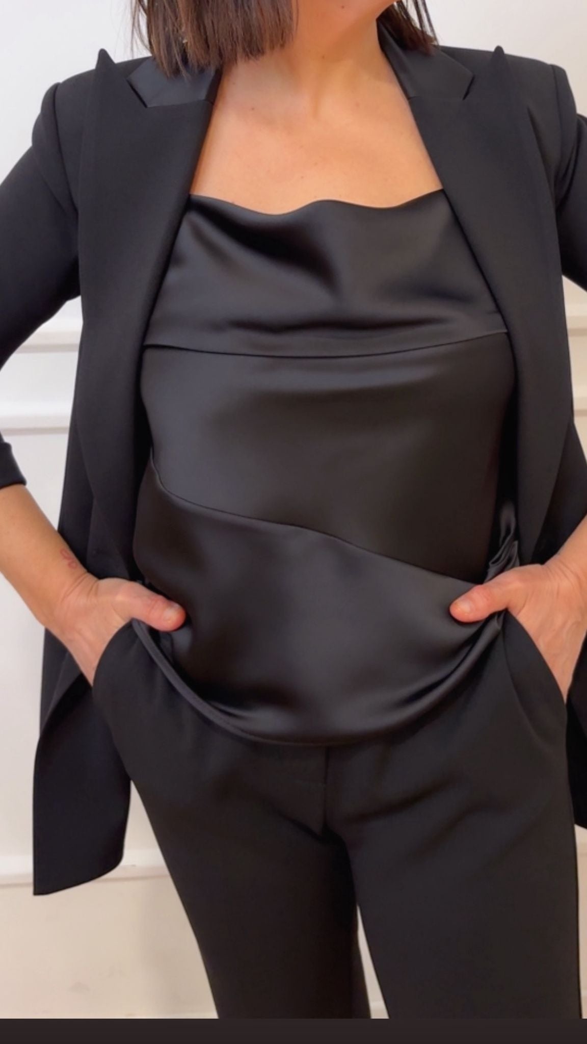 Top spalline effetto raso Imperial RIP6LBA