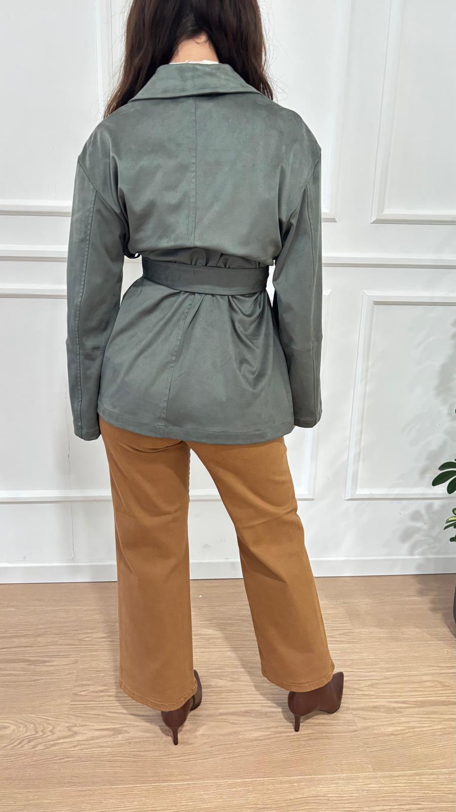 Trench in suede Fumi Emme Marella