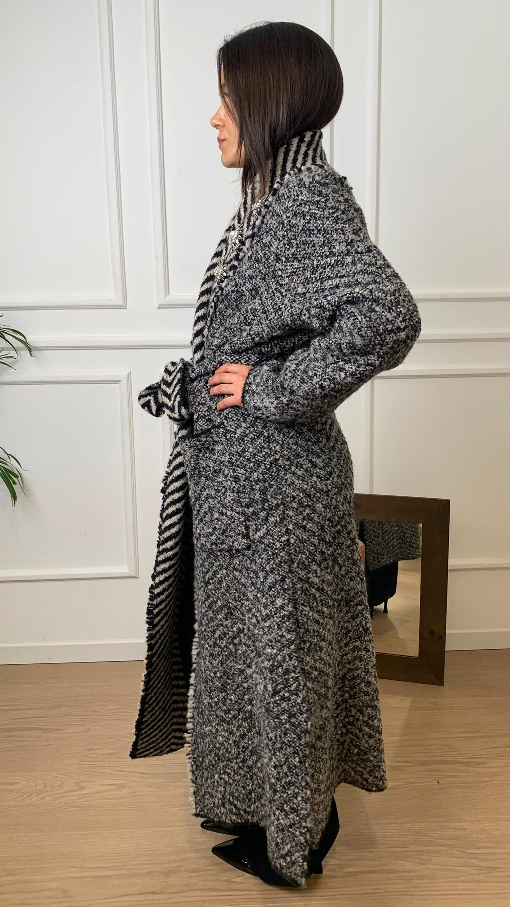 Cappotto in maglia sale pepe Vicolo 55001F