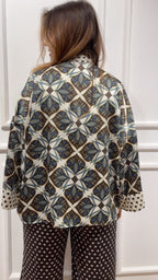Kimono in twill stampato Emme Marella Tollo 012