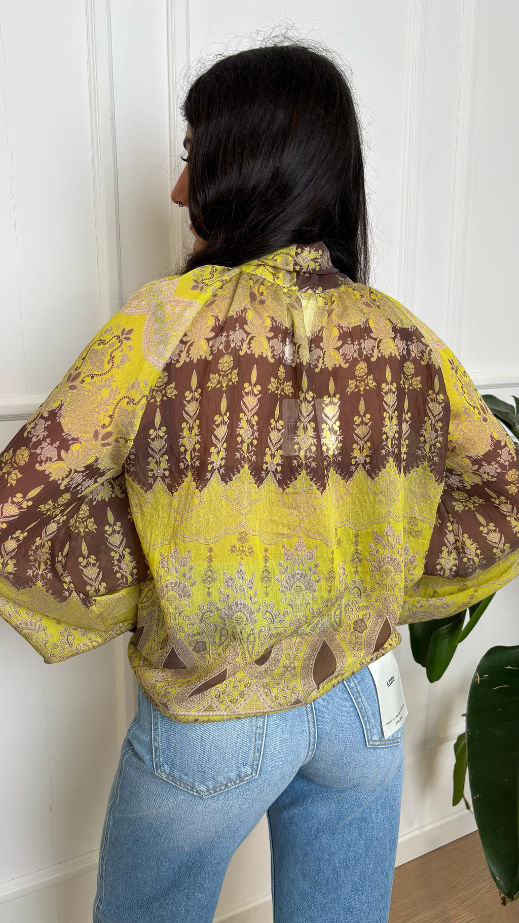 Camicia over stampa Vicolo TD1848