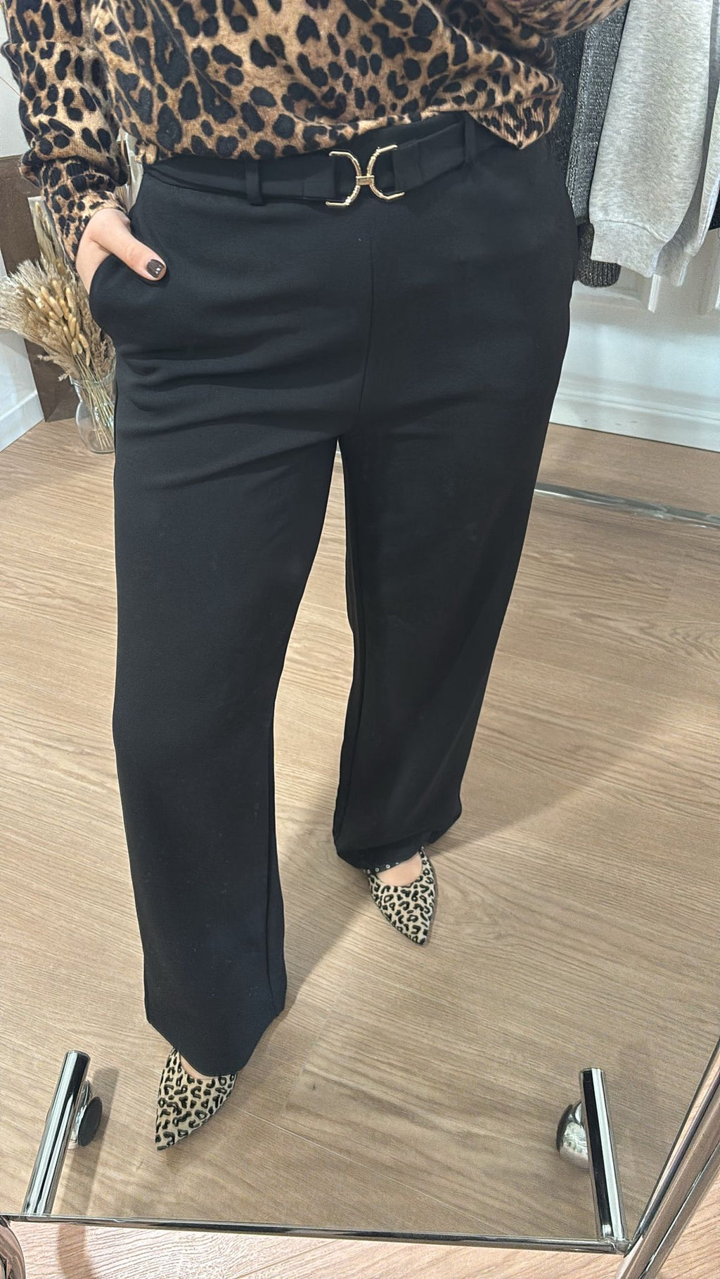 Pantaloni dritti Gala Only 15361981 nero