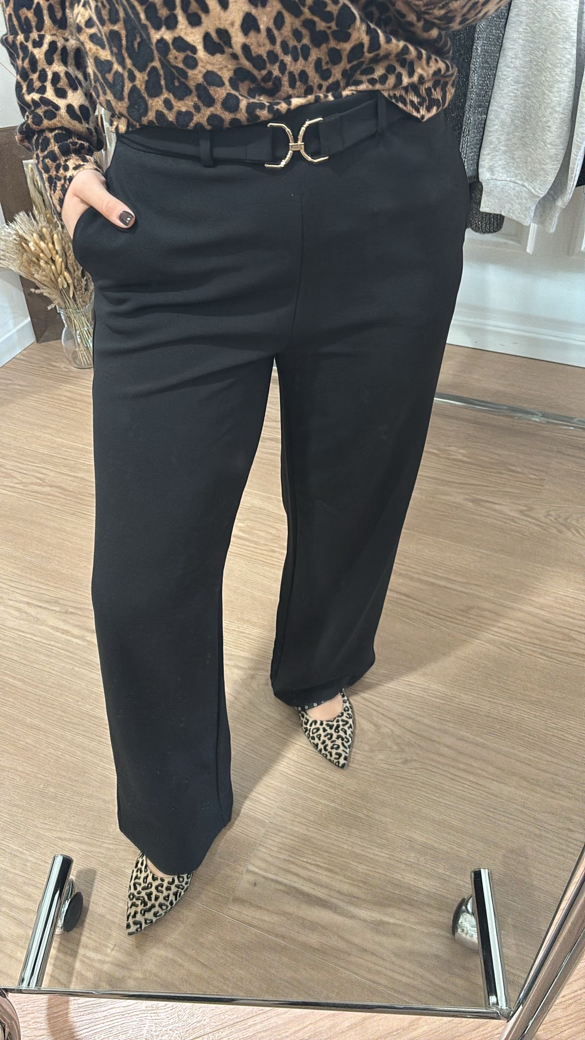 Pantaloni dritti Gala Only 15361981 nero