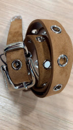 Cintura scamosciata Emme Marella Raft 002 Cammello