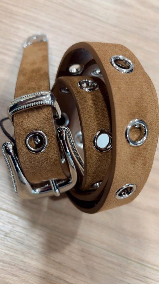 Cintura scamosciata Emme Marella Raft 002 Cammello