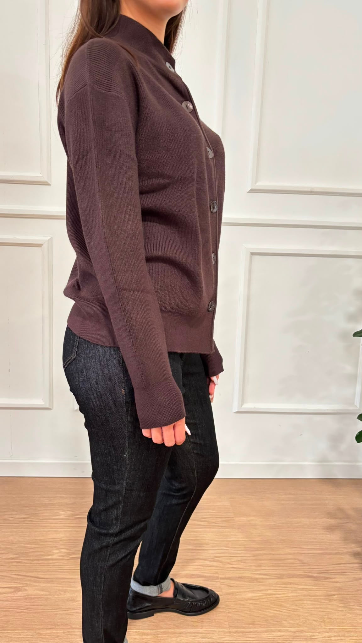 Cardigan bottoni lupetto Ragno DT42TL A75