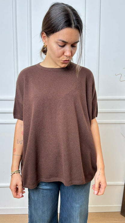 Pull mezza manica Dixie M277Y163 moro