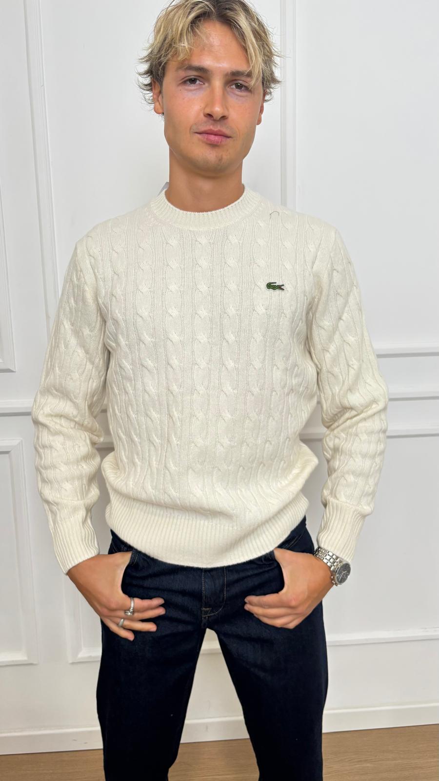 Pull trecce Lacoste AH2924 XFJ