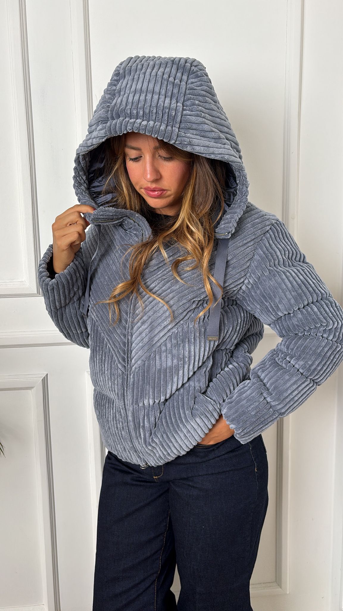 Piumino in velluto Colmar 2188 2ZM 738