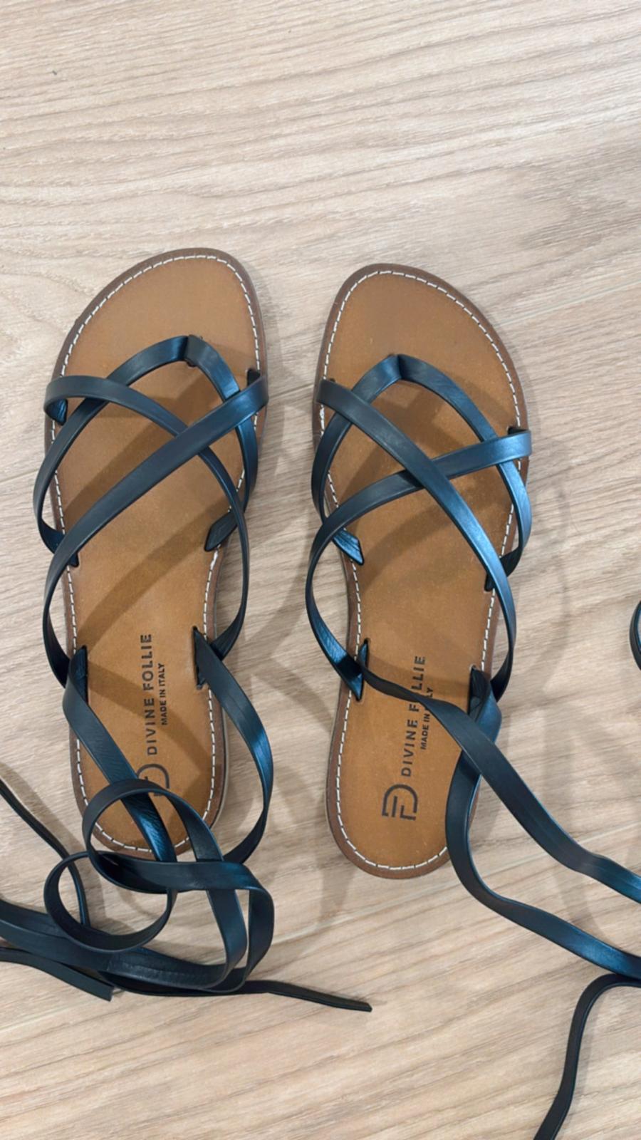 Sandali alla schiava Divine Follie 2000 nero