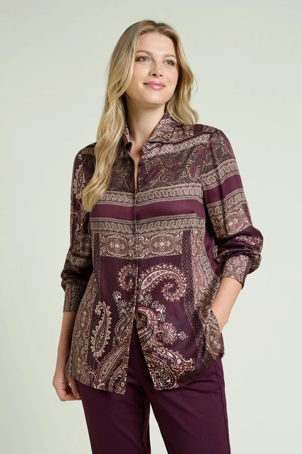 Camicia stampata 5017F000 LUISA VIOLA