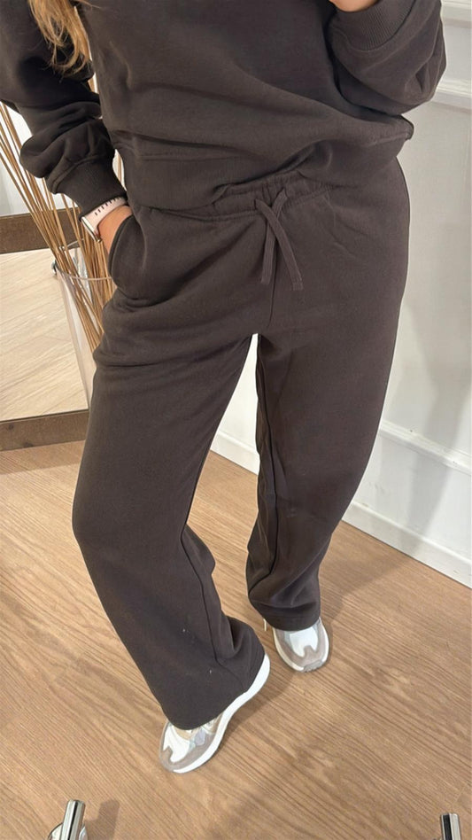 Pantalone felpato Only Best 15338734 Cioccolato