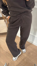 Pantalone felpato Only Best 15338734 Cioccolato