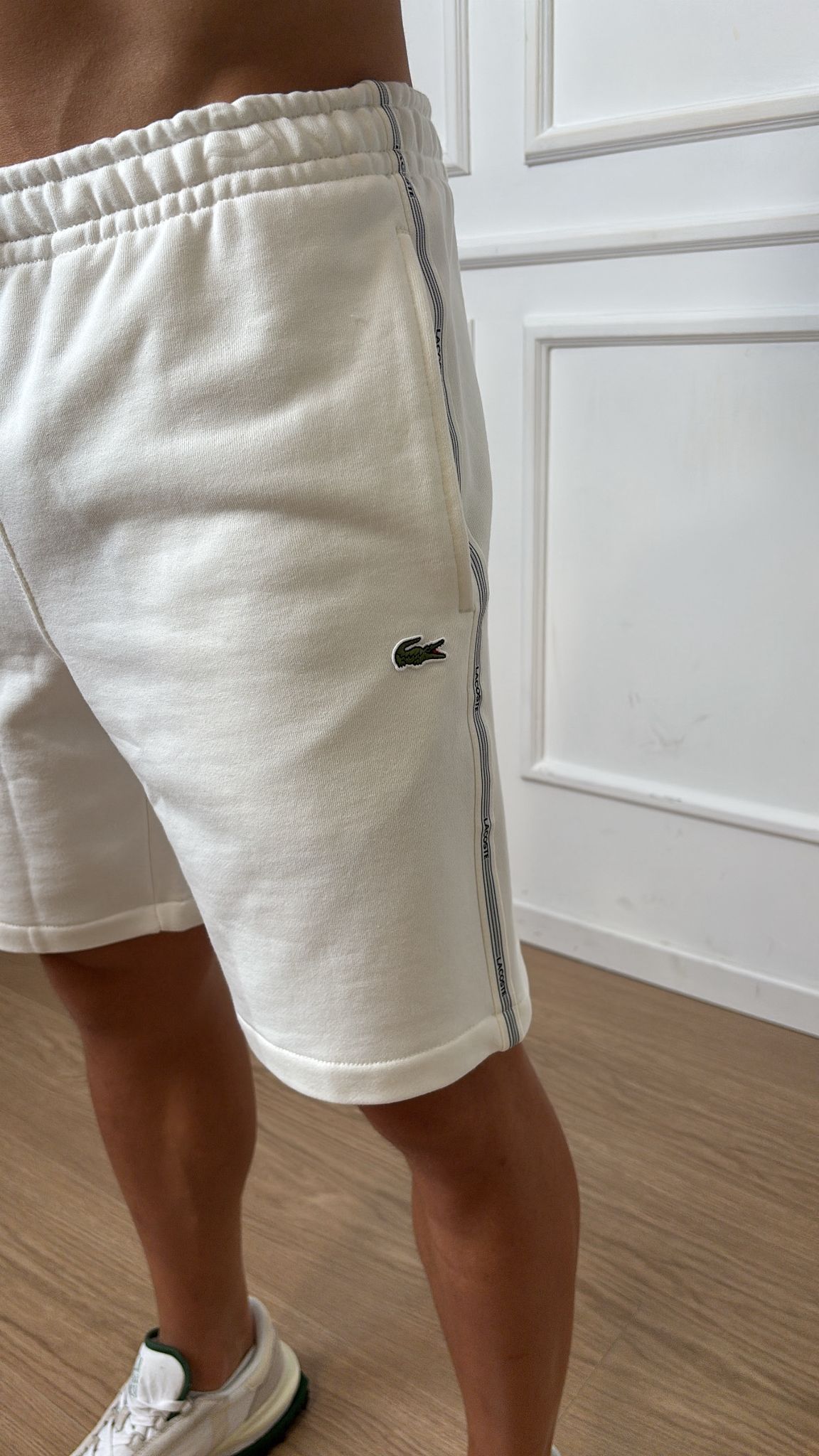 Bermuda in cotone garzato Lacoste GH0886