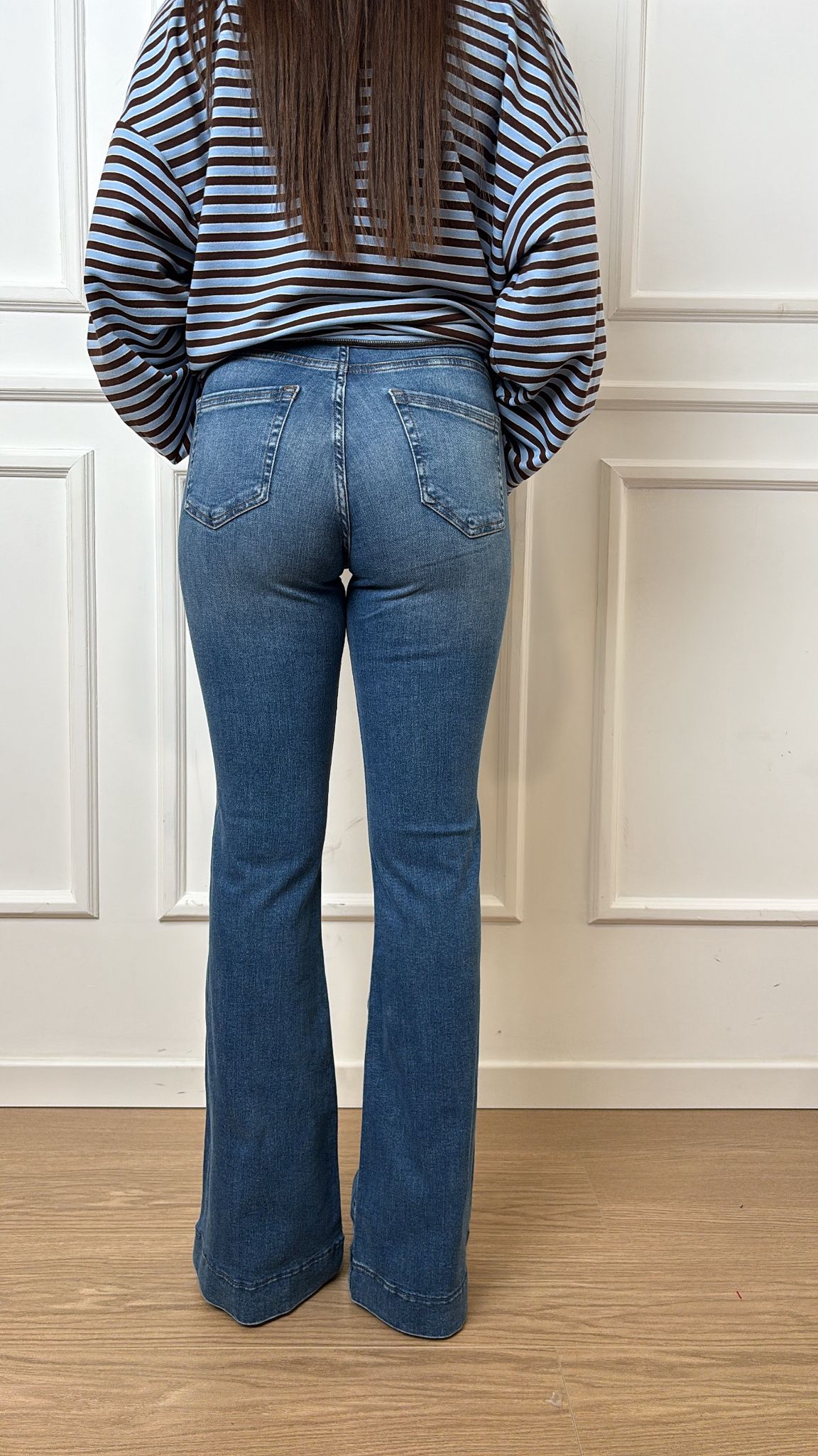 Jeans a zampa Blush Only