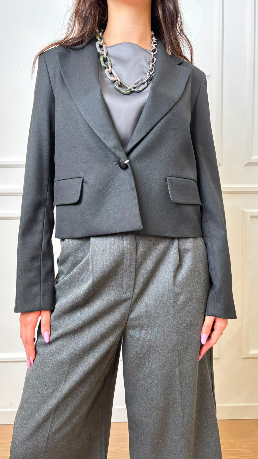 Giacchino crop Volto Emme Marella